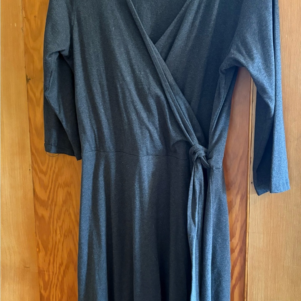 Synergy Organic Clothing Charcoal Long Sleeve Dress